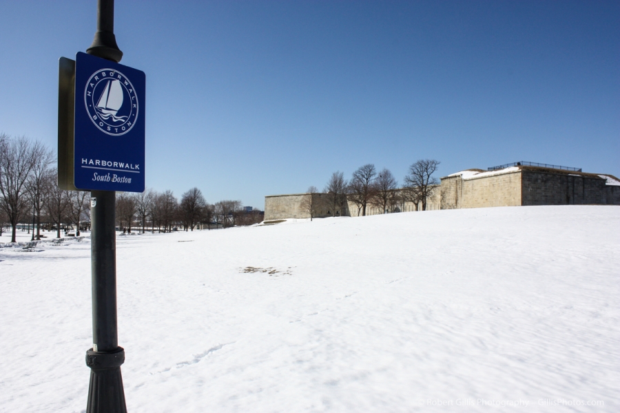 76 Castle Island - Winter Snow