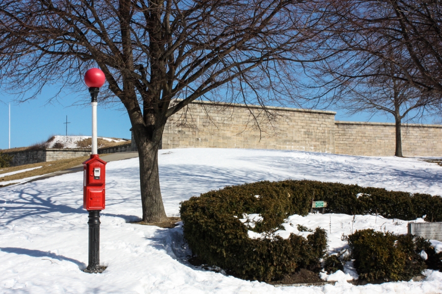 84 Castle Island - Winter Snow