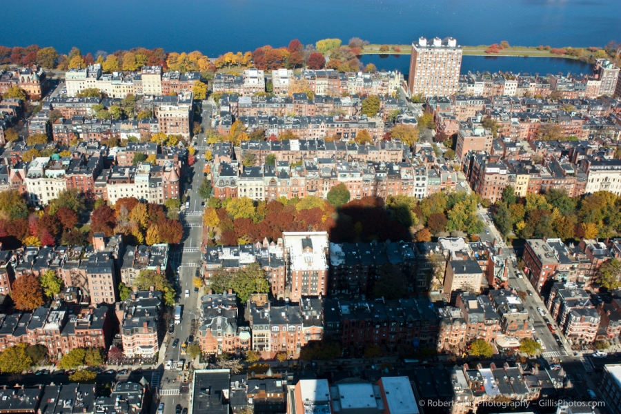 25 Boston from Top of the Hub - Pru shadow over Back Bay