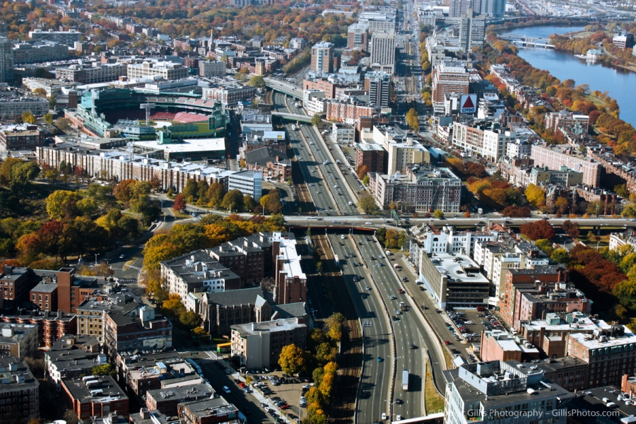29 Boston from Top of the Hub - Fenway and Kenmore Square