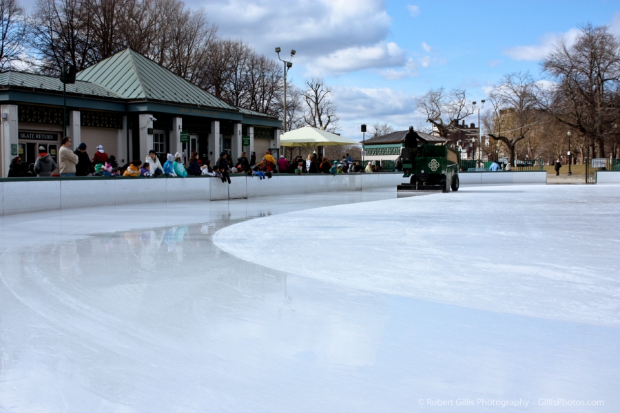 11 Boston Common - Zambonie on Ice Rink Frog Pond