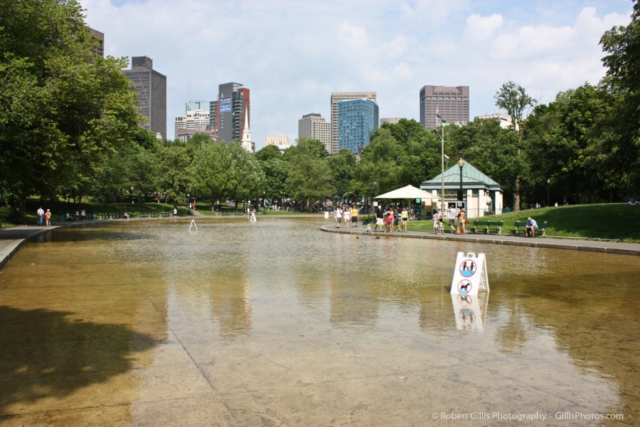 13 Boston Common - Frog Pond in summer