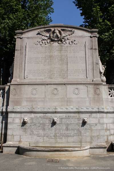 18 Boston Common - Robert Gould Shaw Massachusetts 54th Regiment Marker