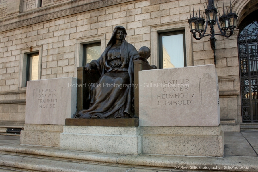 04 Copley - Boston Public Library Science Statue