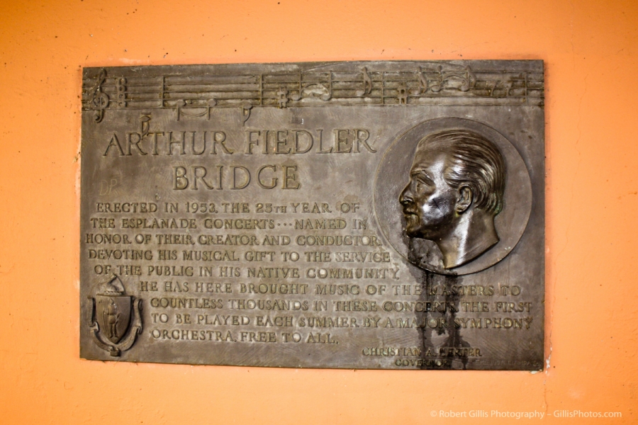 22 Boston Esplanade - Arthur Fiedler Footbridge Dedication