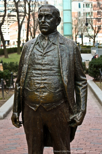 24 Boston Mayor James Michael Curley Statue