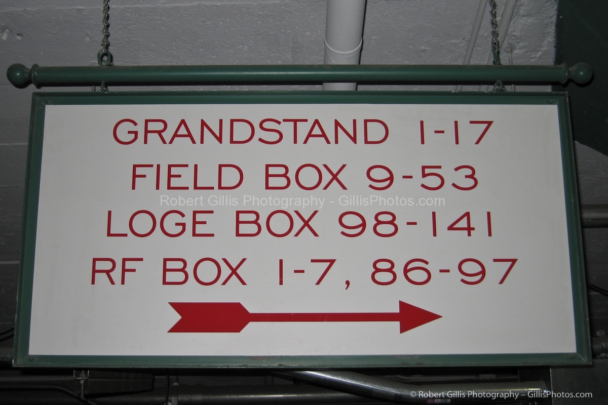 05 Fenway - Grandstand and Field Sign