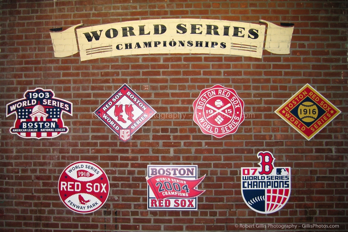 17 Fenway - Red Sox World Championships Wall