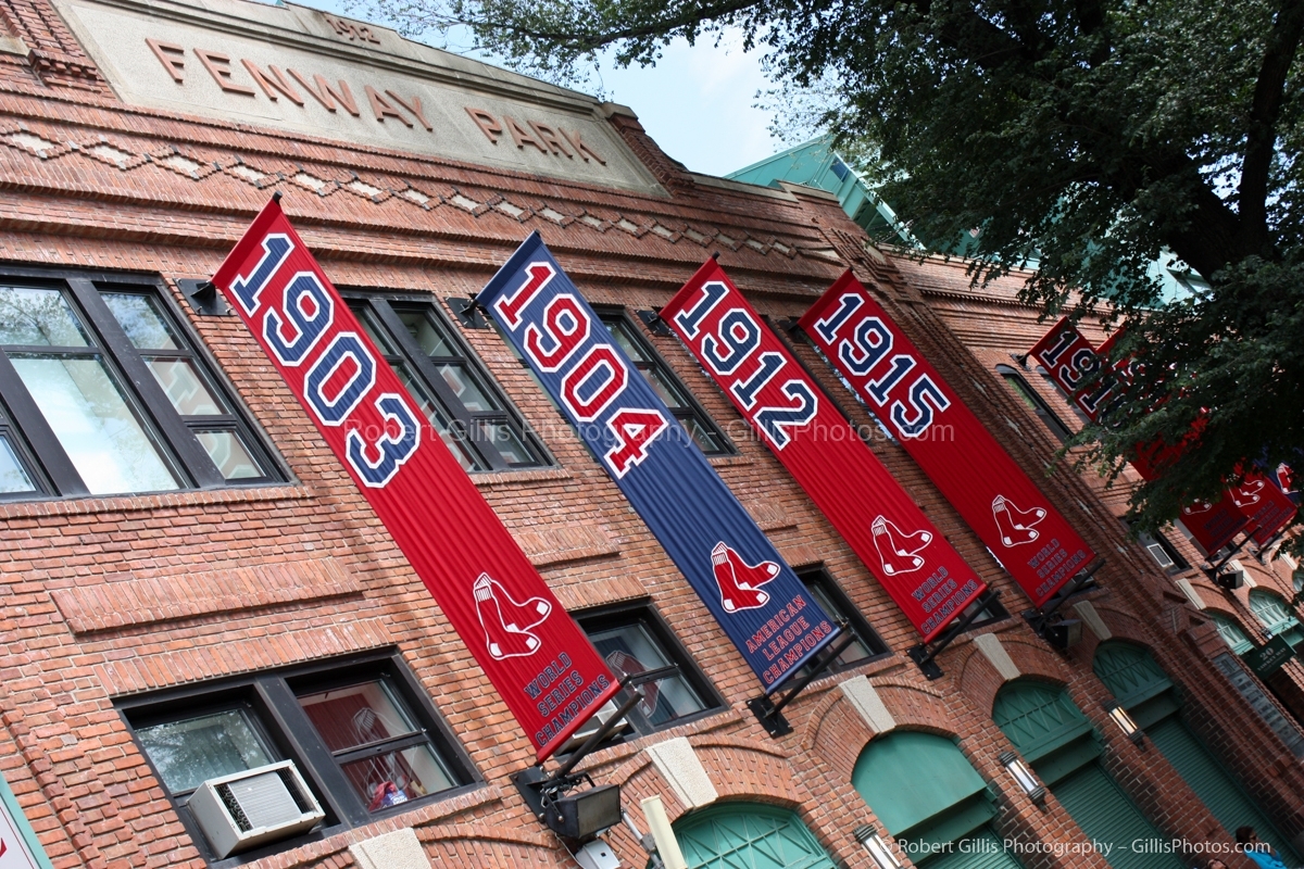 21 Fenway - Boston Red Sox Chapionship Banners