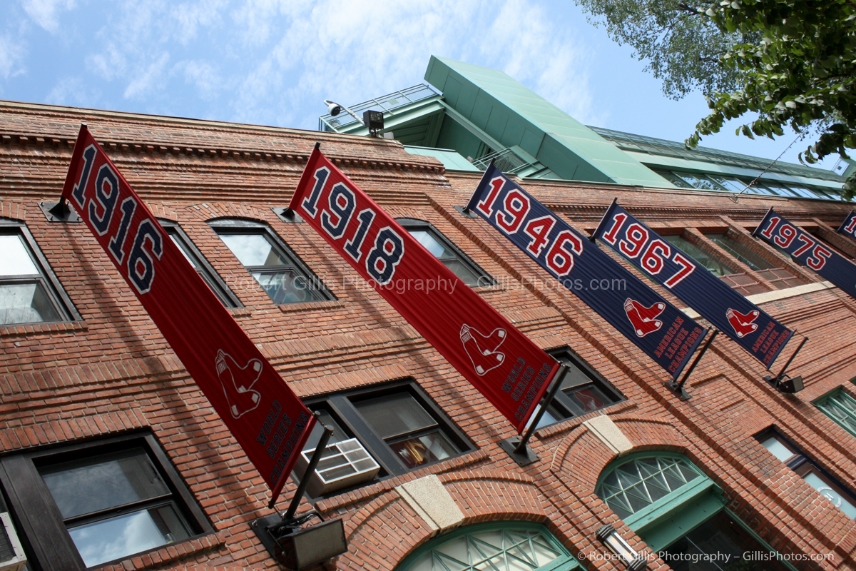 22 Fenway - Boston Red Sox Chapionship Banners
