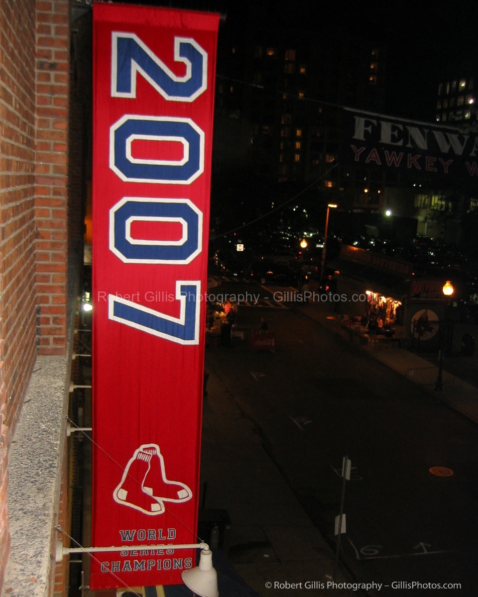 33 Fenway - Red Sox 2007 World Series Championship Banner