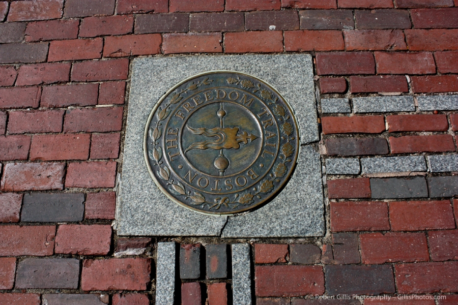 01 Boston Freedom Trail Marker