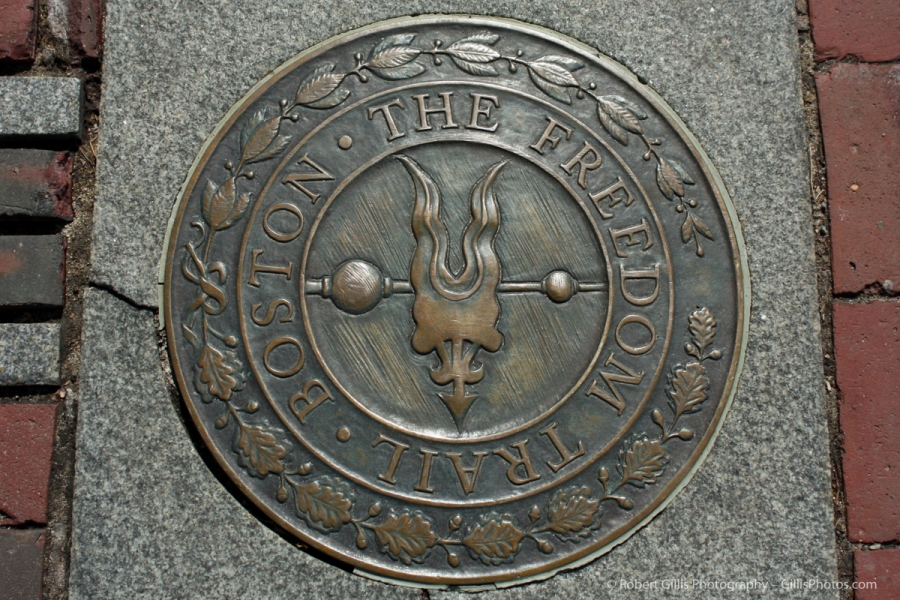 03 Boston Freedom Trail Marker