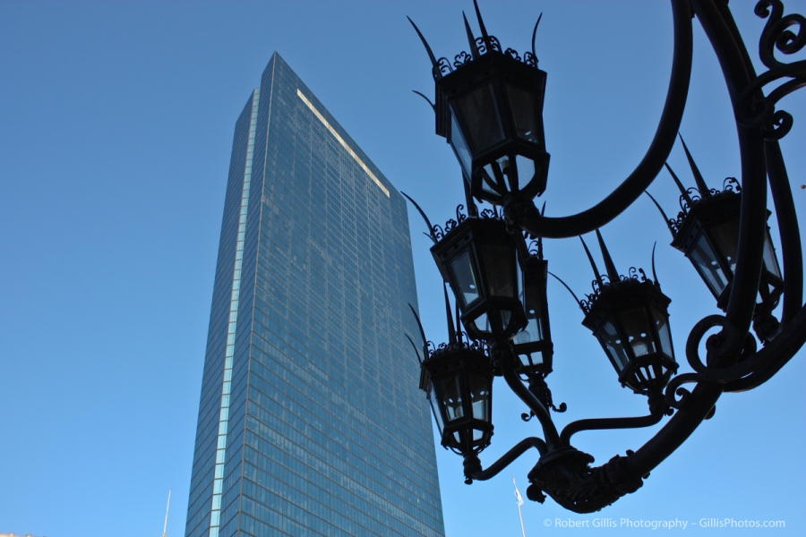 20 John Hancock Building and Boston Public Library
