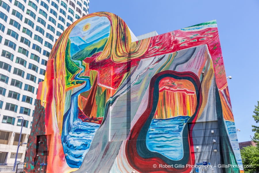 11 - Boston - Rose Kennedy Greenway Mural - Carving Out Fresh Options by Shara Hughes