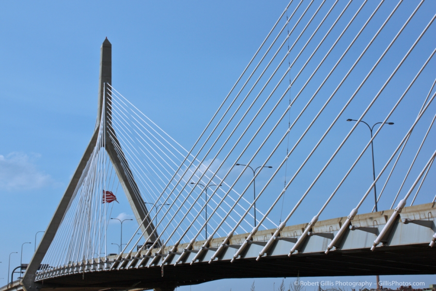 33 Leonard Zakim Bunker Hill Memorial Bridge Boston