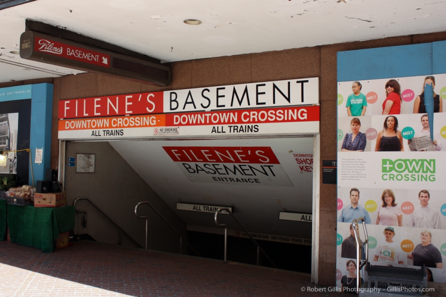 03 MBTA - Filenes Basement  MBTA Entrance