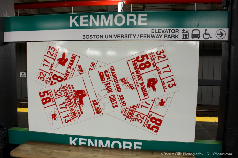 04 MBTA - Kenmore Station Red Sox Tickets