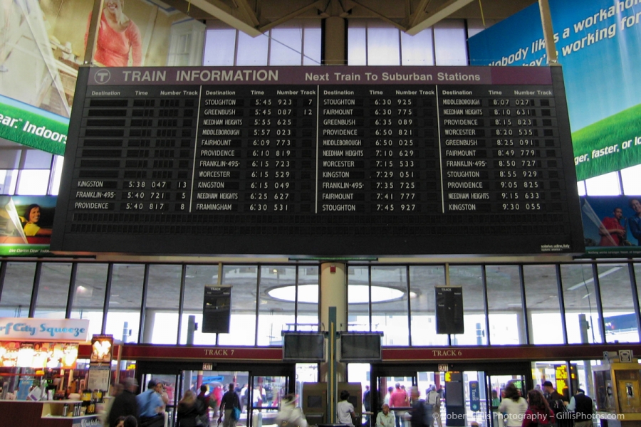 14 MBTA - South Station Destination Sign