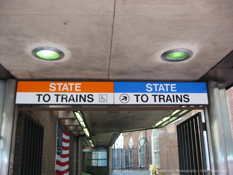 20 MBTA - State subway station Boston