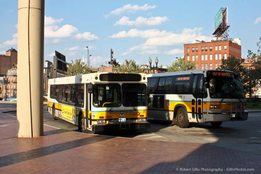 31 MBTA -  Busses at North Station