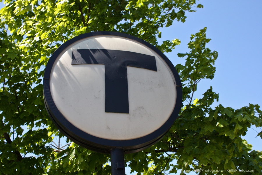 35 MBTA - Wollaston MBTA and trees