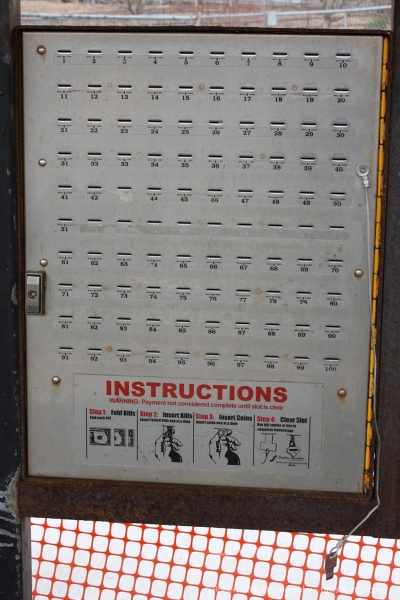 41 MBTA - Old Fashioned MBTA Parking Lot Payment Slot Box