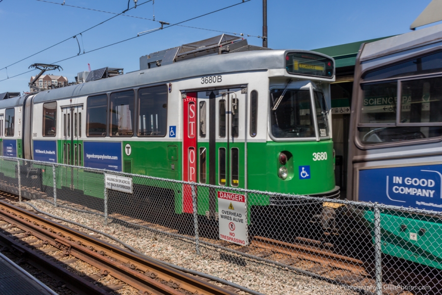 44 MBTA - Science Park Station and Green Line Trolley