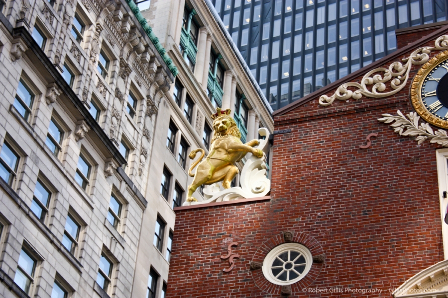 01 Old State House  Boston British Lion