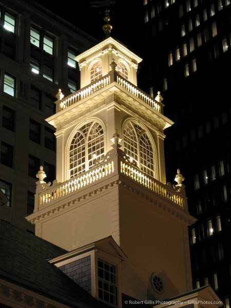 13 Old State House  Boston At Night