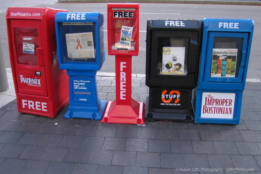 09 Boston Other - Boston News Boxes