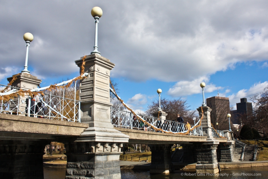 20 Boston Public Garden - Near Swan Boats Winter