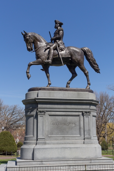 37 Boston Public Garden - George Washington Horse
