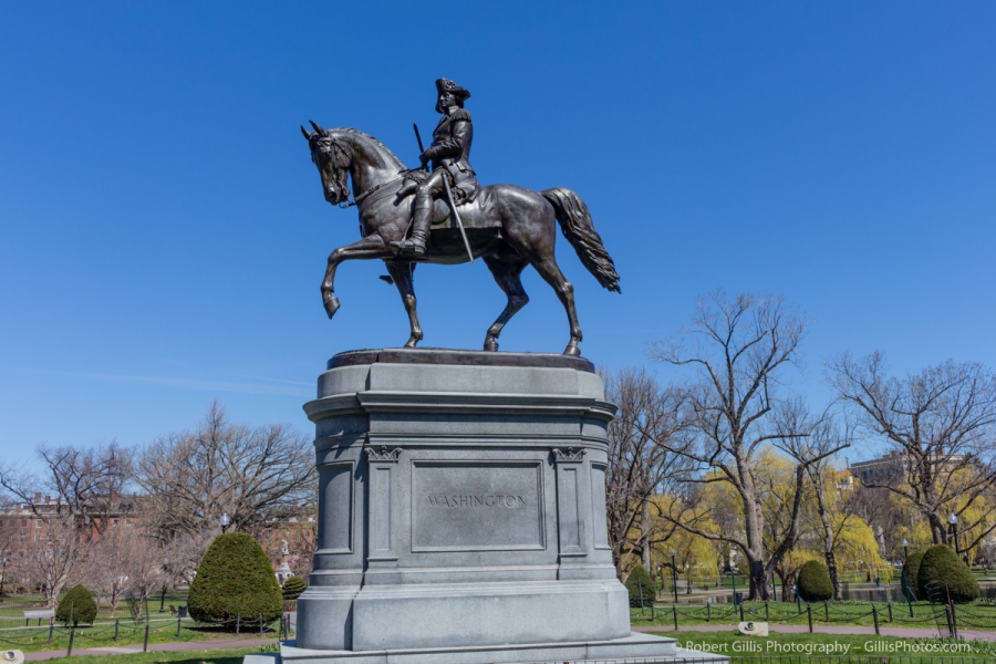 38 Boston Public Garden - George Washington Horse