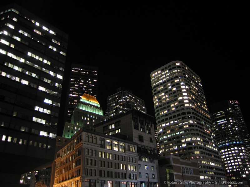 15 Boston Skyline - From South Station At Night