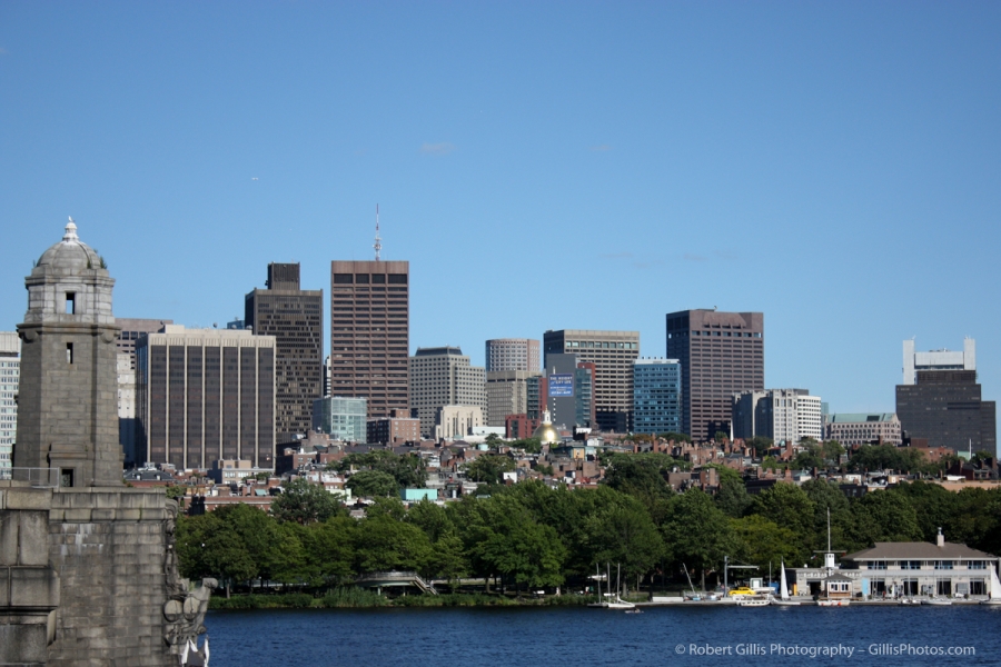 26 Boston Skyline - from the Longfellow Bridge