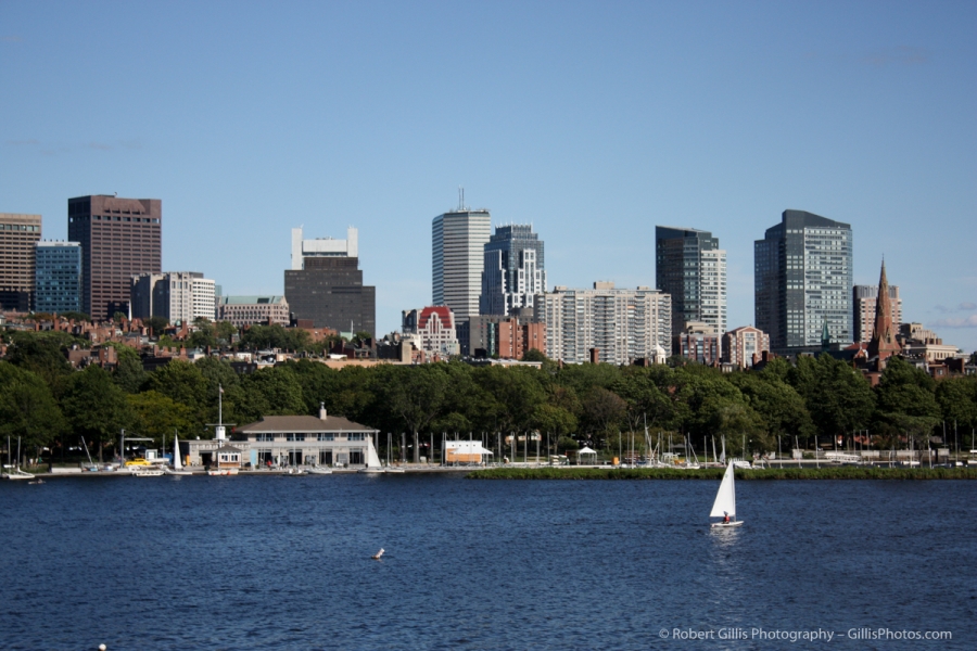 28 Boston Skyline - from the Longfellow Bridge