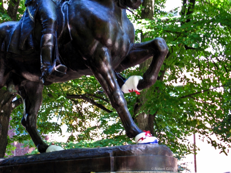 17 Boston Sneakers on Statues - Paul Revere