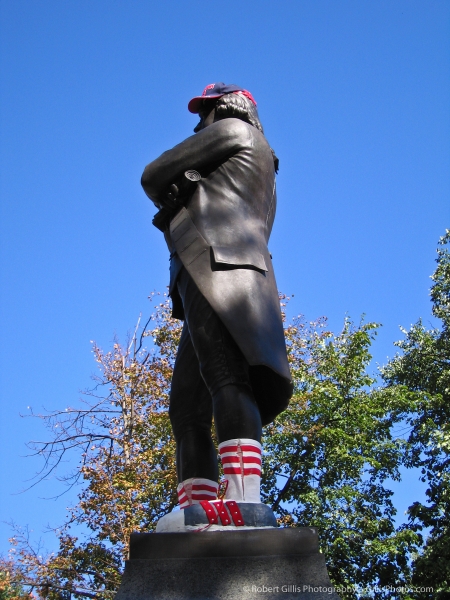 26 Boston Sneakers on Statues - Sam Adams
