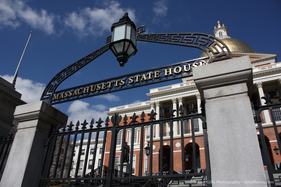 01 Massachusetts State House Entrance