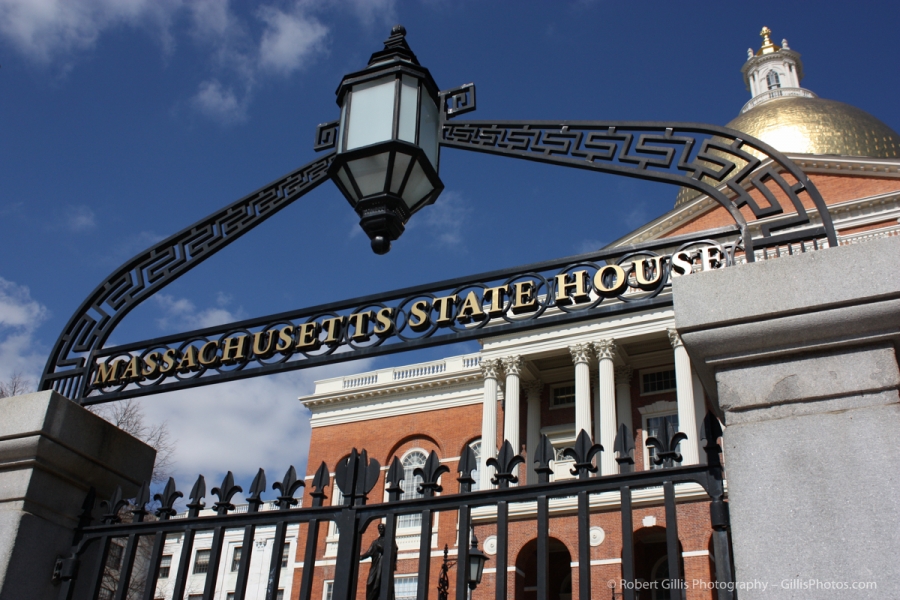 02 Massachusetts State House Entrance