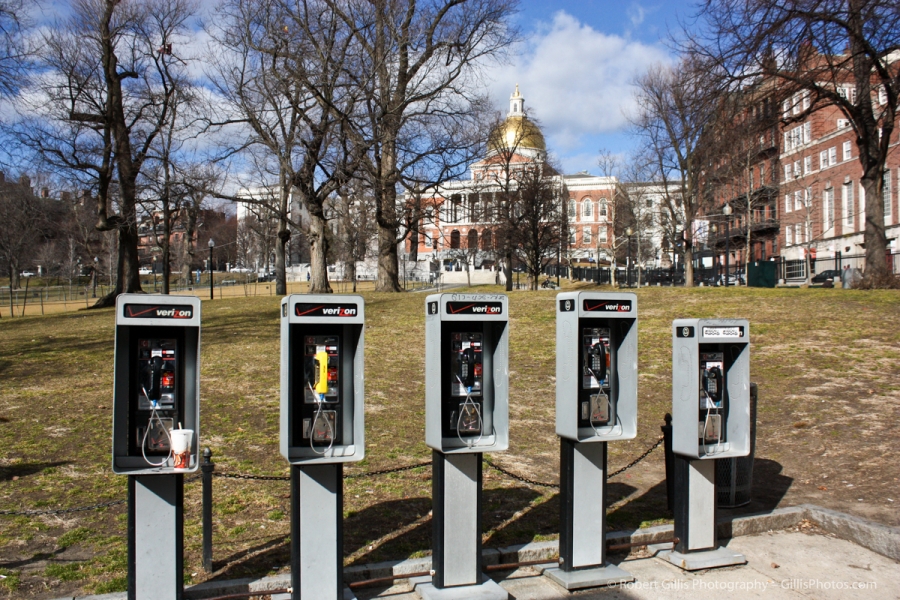 10 Public telephones and Massachusetts State House