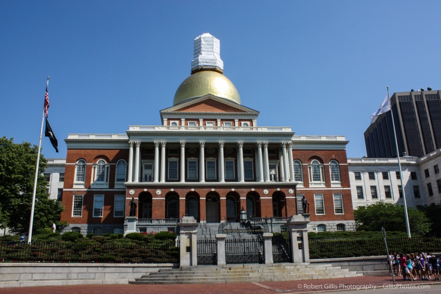 13 Massachusetts State House Dome Construction Work 2013