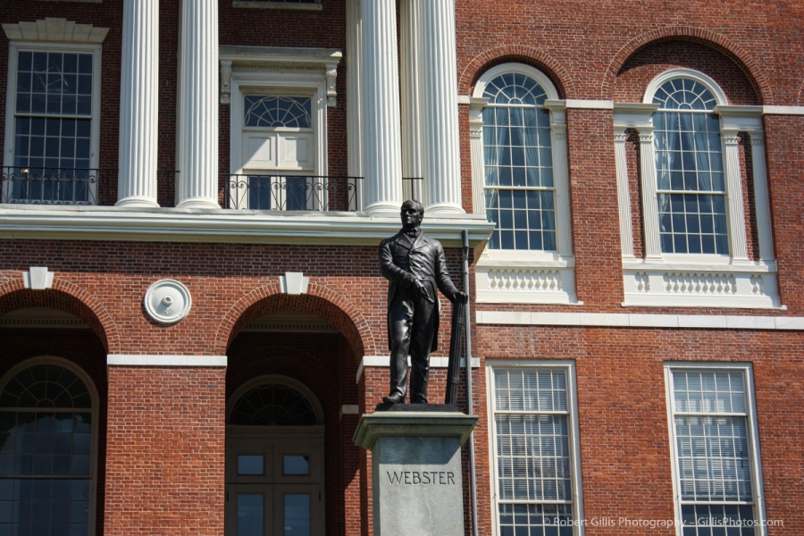 13 Massachusetts State House Webster Statue