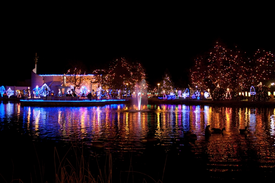 050 La Salette at Christmas