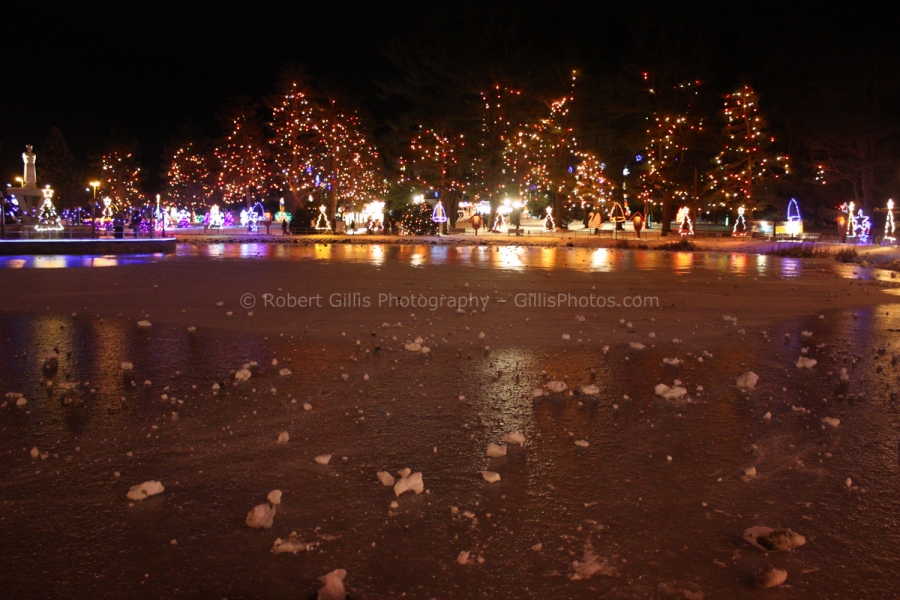 061 La Salette at Christmas - Frozen Pond