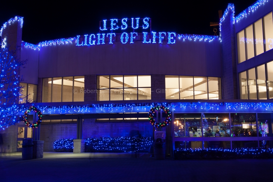 077 La Salette at Christmas