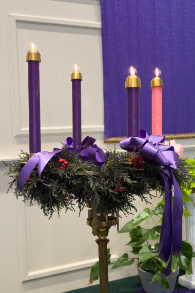 43-Christmas-Still-Life-Wreath-and-Traditional-Advent-Wreath-4th-Sunday-All-Candles-Lit