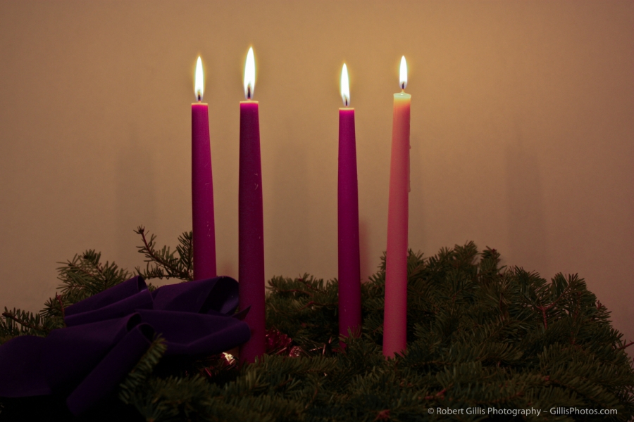 15 Christmas Still Life - Traditional Advent Wreath
