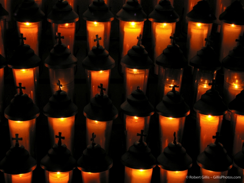 06 Church - Candles at La Salette Shrine